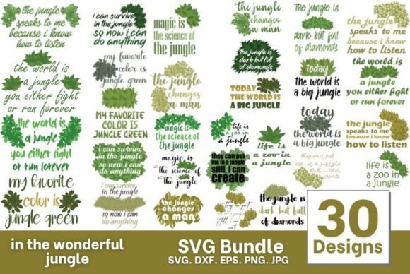 Download In the Wonderful Jungle SVG Bundle - Jungle svg Collection