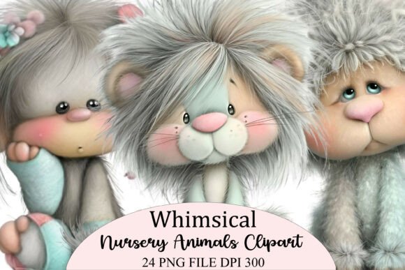 Download Watercolor Nursery Animals Clipart - Nursery animals Collection