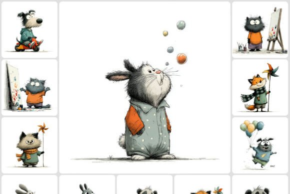 Download Chubby Nursery Animals Clipart 40 JPG - Nursery animals Collection