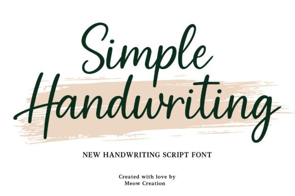 Download Simple Handwriting - Simple Collection