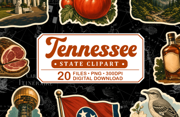 Download Tennessee Vintage Travel Clipart - Travel clipart Collection