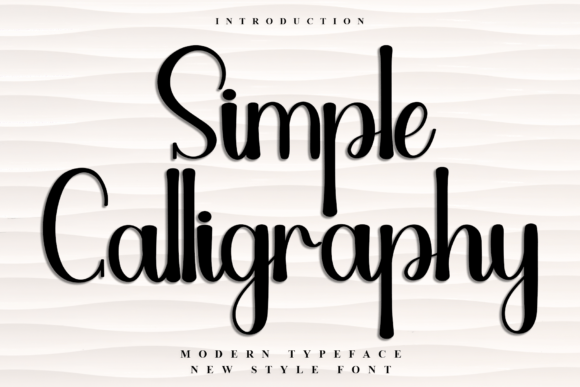 Download Simple Calligraphy - Simple Collection