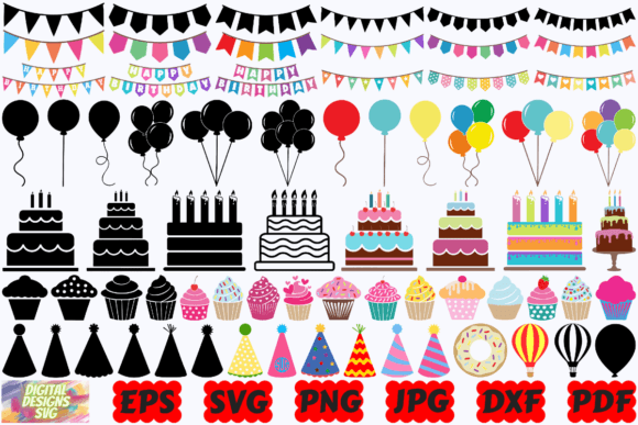 Download Happy Birthday SVG | Birthday SVG | PNG - Happy birthday Collection