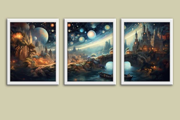 Download Celestial Fantasy 3 Wall Art Printables - Wall art printables Collection