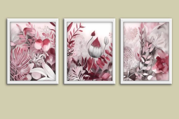 Download Pink Boho Panorama Wall Art Printables - Wall art printables Collection