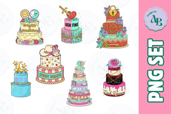Download Funny Smutty Bookish Cake PNG Set - Cake png Collection