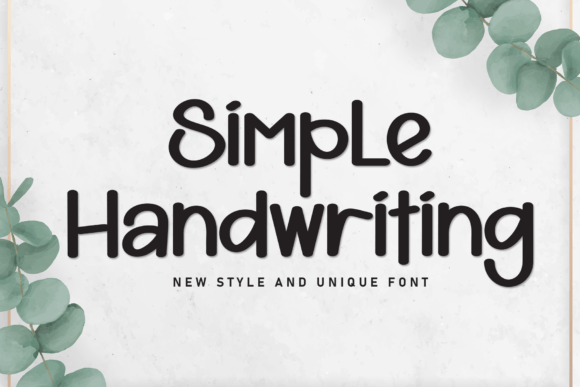 Download Simple Handwriting - Simple Collection