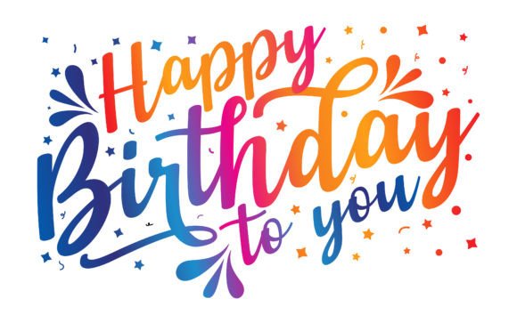 Download Happy Birthday Typography with Balloons - Happy birthday Collection
