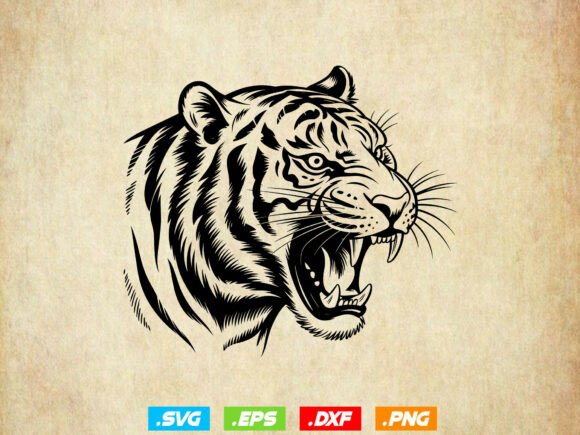 Download Tiger SVG,Tattoo Tiger Vector,Jungle Svg - Jungle svg Collection