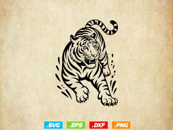Download Tiger SVG,Tattoo Tiger Vector,Jungle Svg - Jungle svg Collection