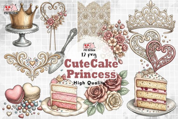 Download Cute Princess Cake PNG - Cake png Collection