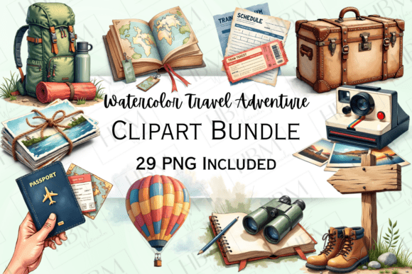 Download Watercolor Travel Clipart - Travel clipart Collection